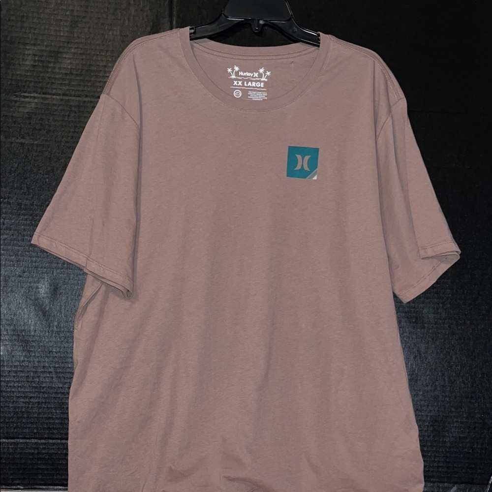 Hurley Men's Taupe Short Sleeve Tee